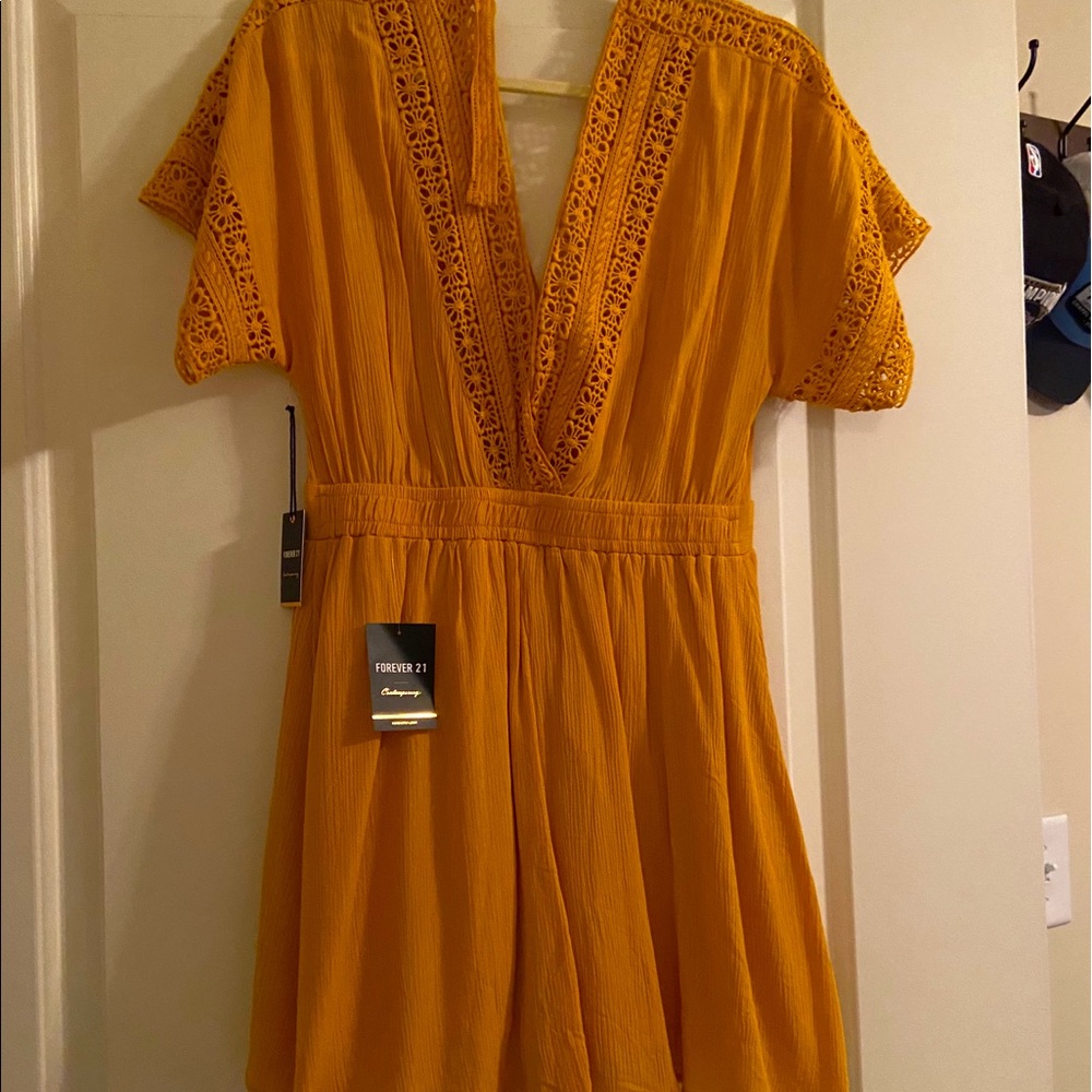 Mustard yellow romper